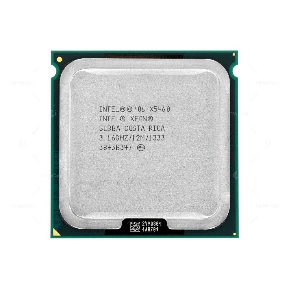 SLBBA INTEL XEON X5460 3.16GHZ 4 CORE 12MB L2 CACHE 120W TDP LGA771